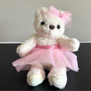 Hobby Lobby Studio His Hers Flower Girl Teddy Bear Cream Plush Tutu Wedding